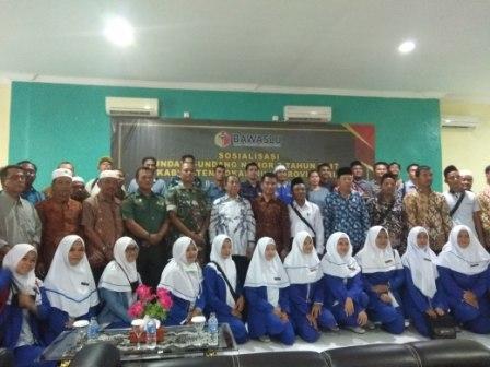 Dihadiri Anggota Komisi II DPR RI, Bawaslu Sosialisasikan Undang-Undang Nomor 07 Tahun 2017